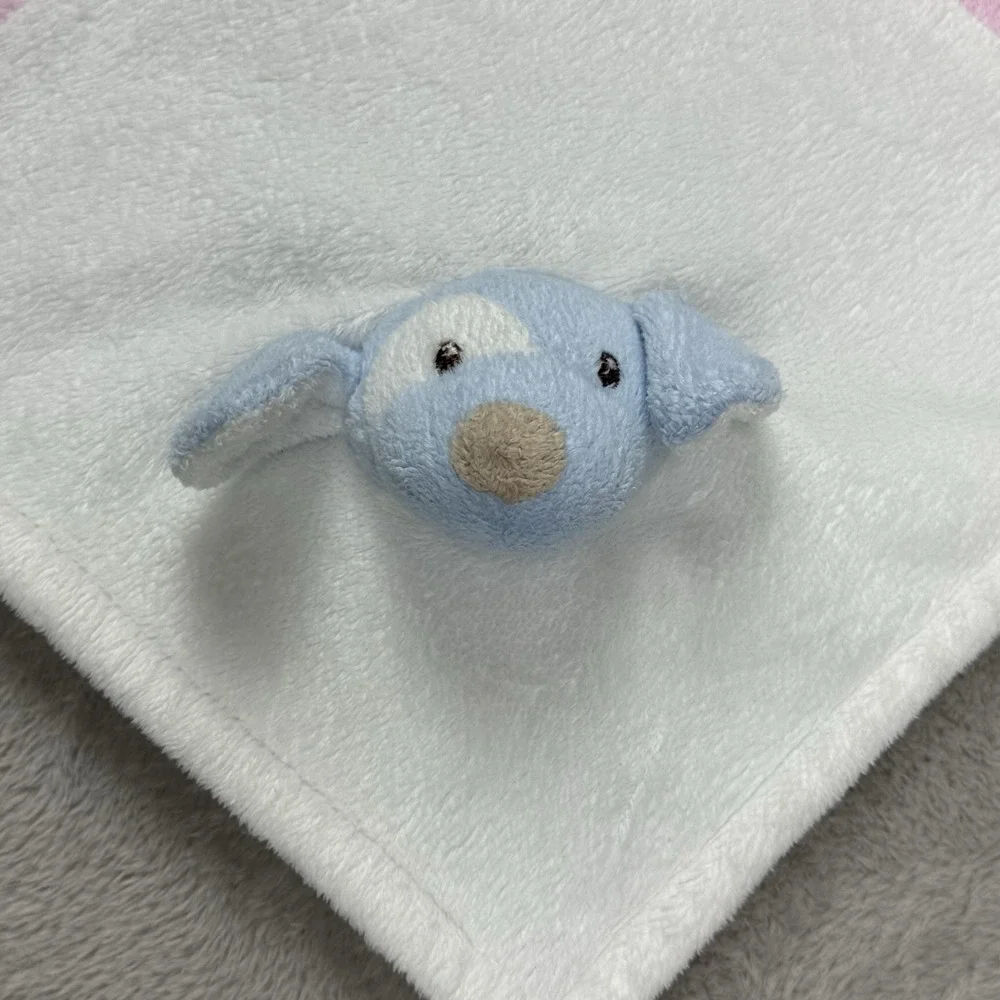Blankets and Beyond Baby Lovey Bunny Bear Puppy Frog Security Blanket Plush HTF
